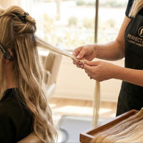 Hair Extension Install at The Hair Ninja Studio in Arvada, CO