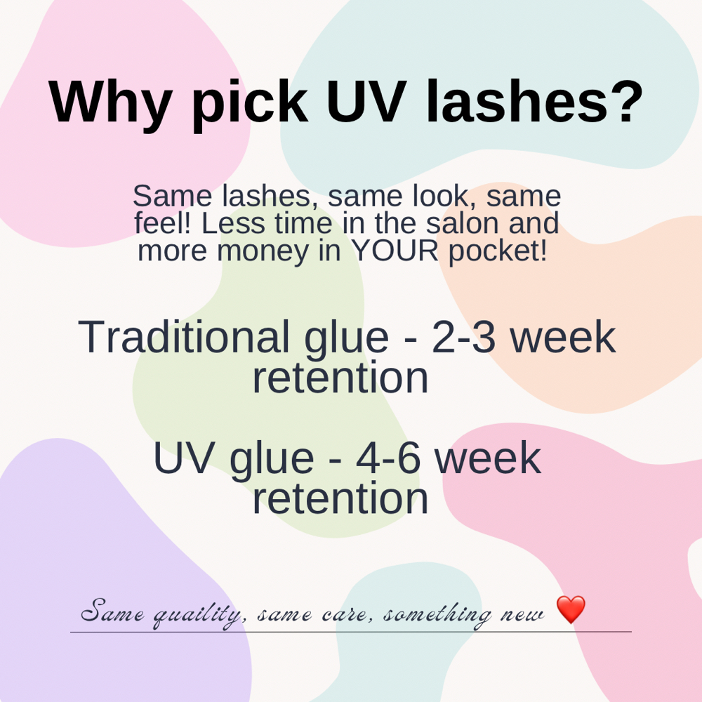 UV INFO DONT BOOK at The Polished Lashes in Oshkosh, WI