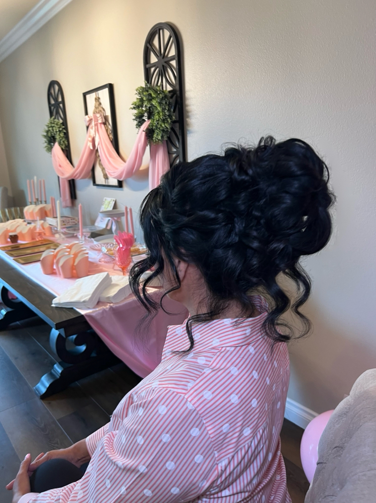 Messy Low Bun