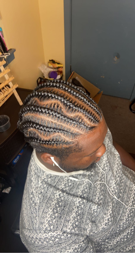 Mens 6-8 Stitch Braids