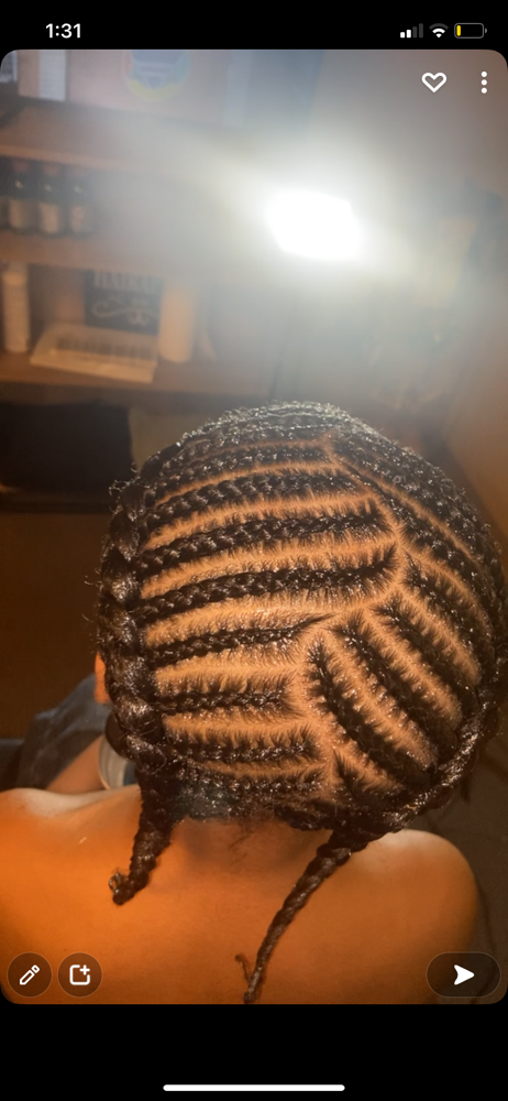 Mens Iverson Stitch Braids