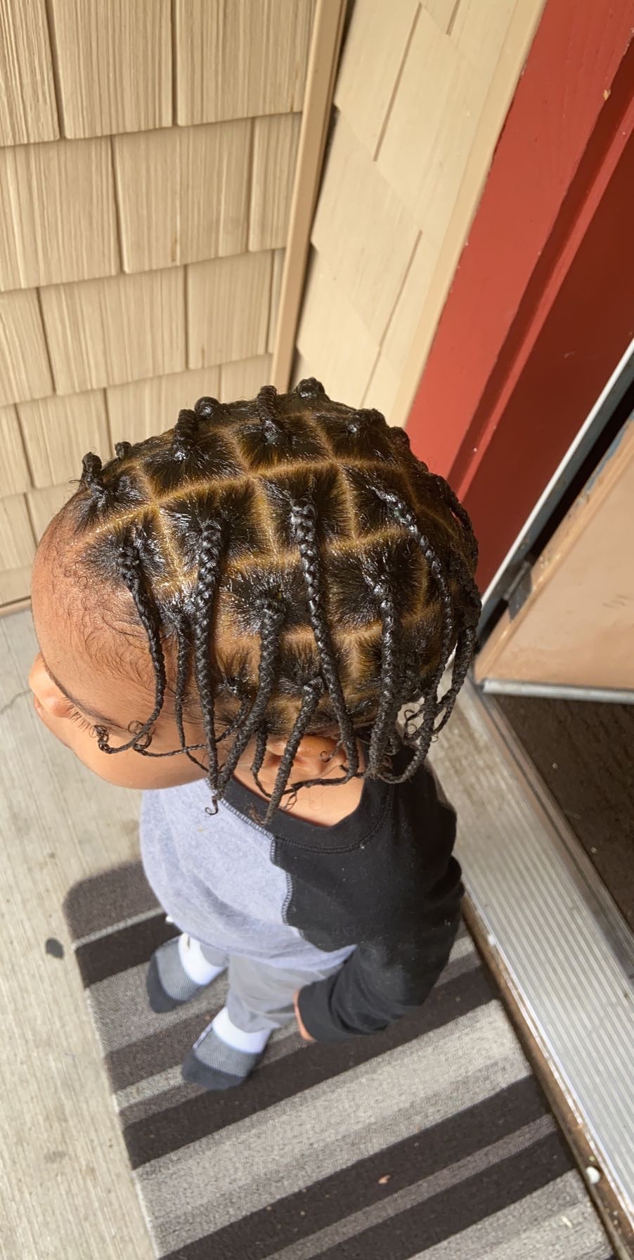 Mens Medium Box Braids