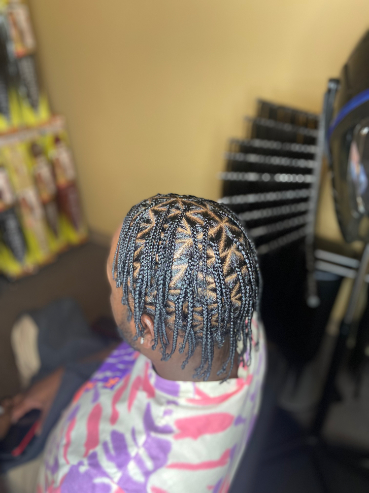 Mens Small Box Braids