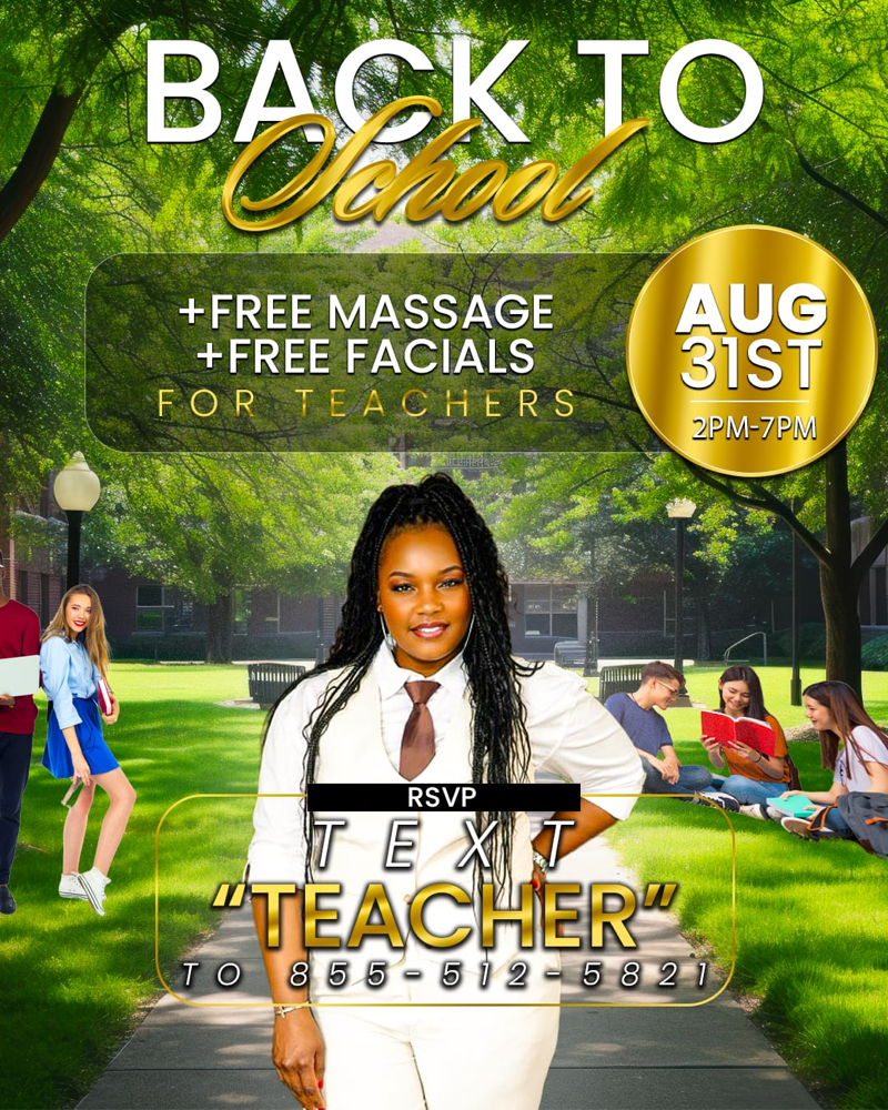 Teacher’s Appreciation Spa Day