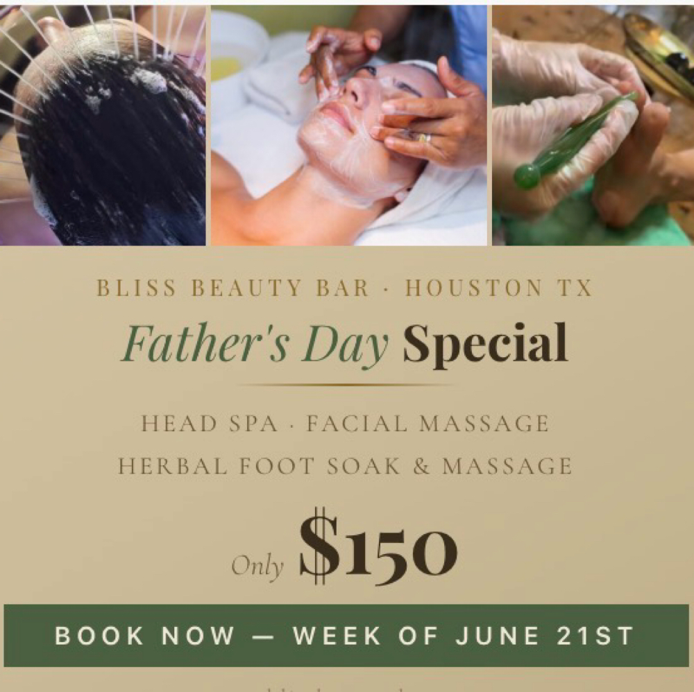 Father Day’s Special(75min) at Bliss Beauty Bar in Houston, TX