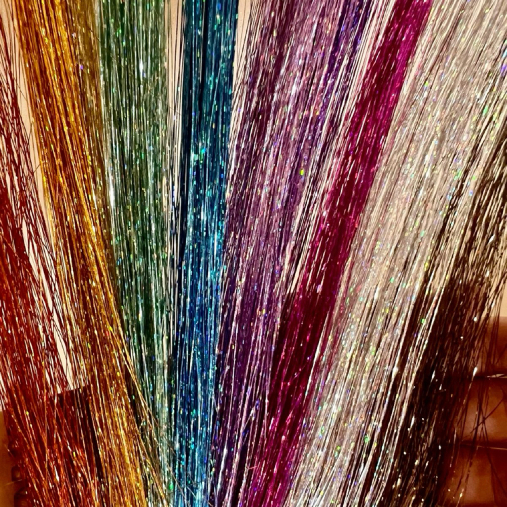 hair tinsel at Emma’s Esthetic Studio in Kearney, NE