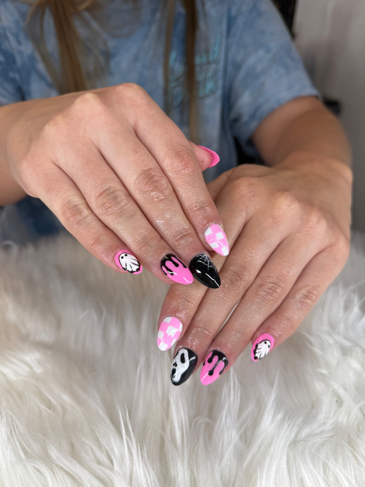 Nail Art / Hand Painted Add On