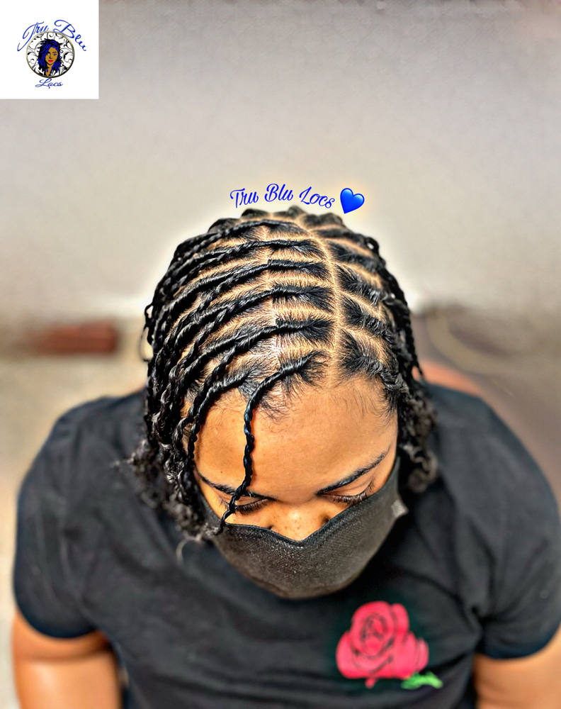 2 Strand Starter Locs