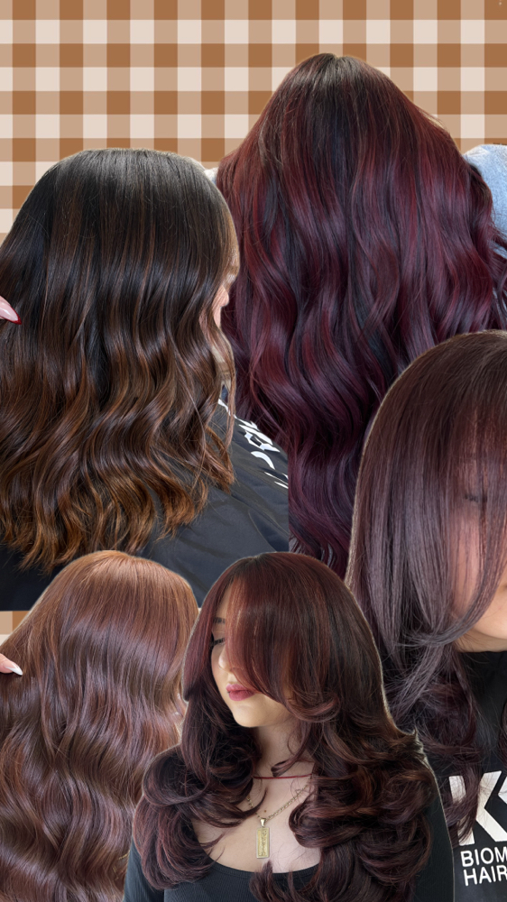 Copper/Reds at Ooh Lala Salon Spa in Pasadena, TX