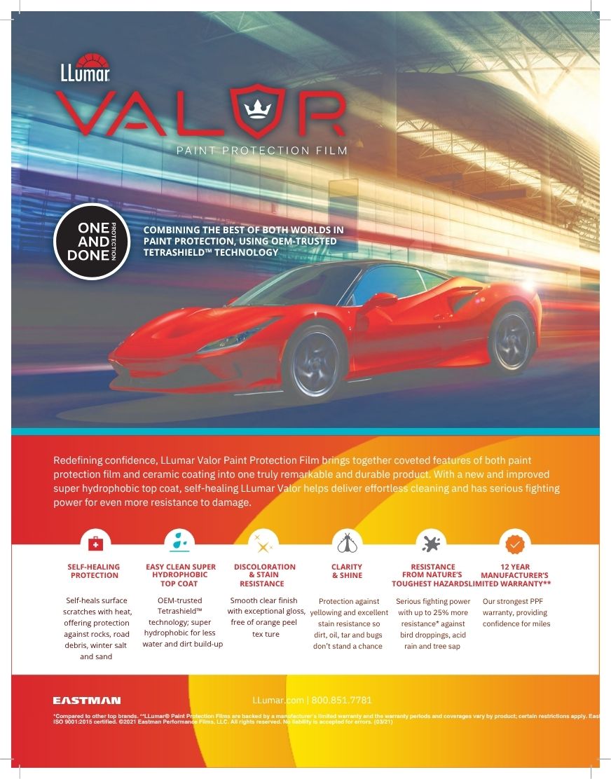Llumar Valor PPF Track Package