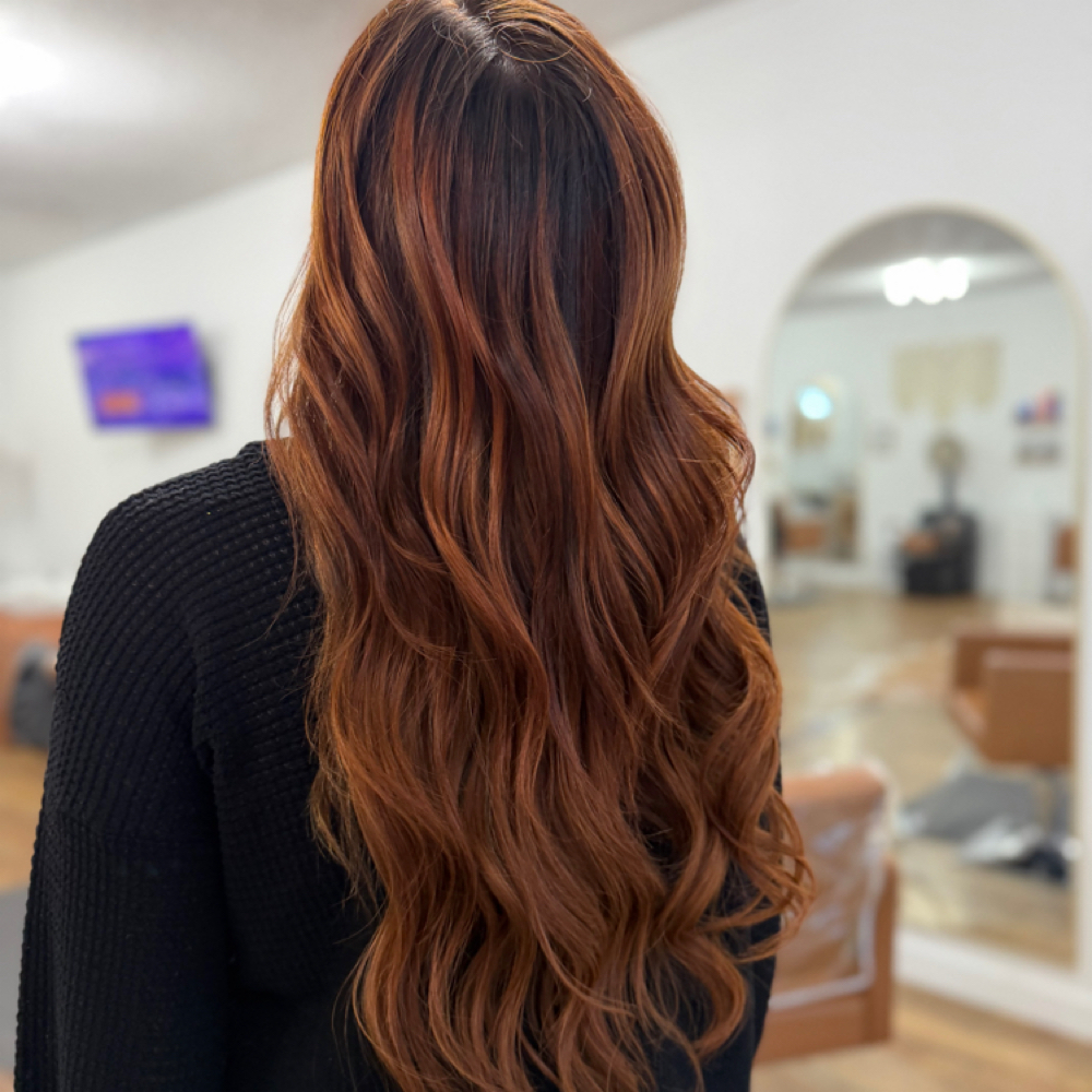 Butterfly Extension Installation at Hair by Emily Ray in Lakeport, CA
