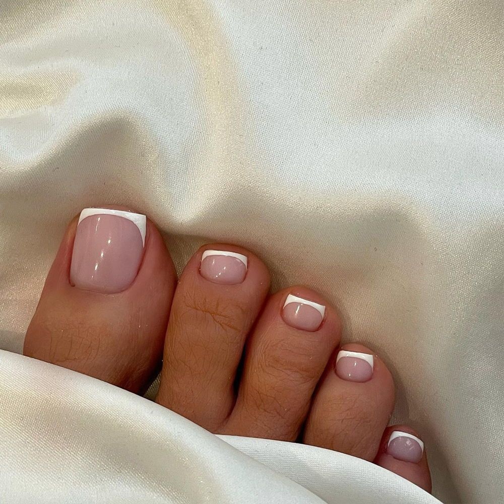 French Pedicure at Ultra Visions Hair Salon in Etters, PA