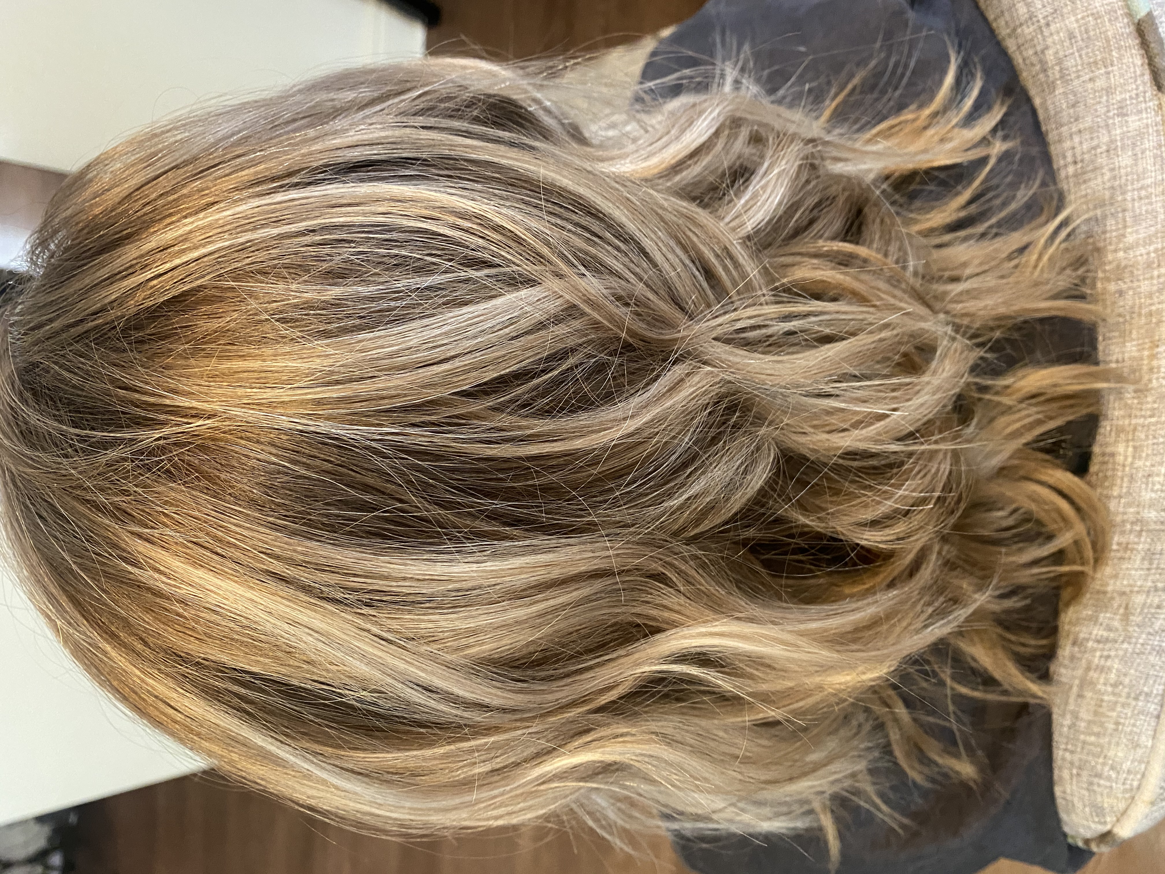 Past shoulders hair cut