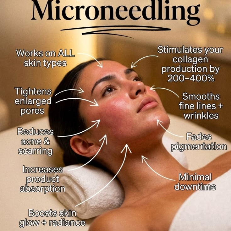 Microneedling: FACE- 1 Session at Monogram Med Spa in Harrisonburg, VA