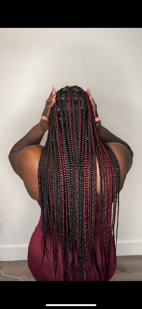Medium Knotless Box Braids
