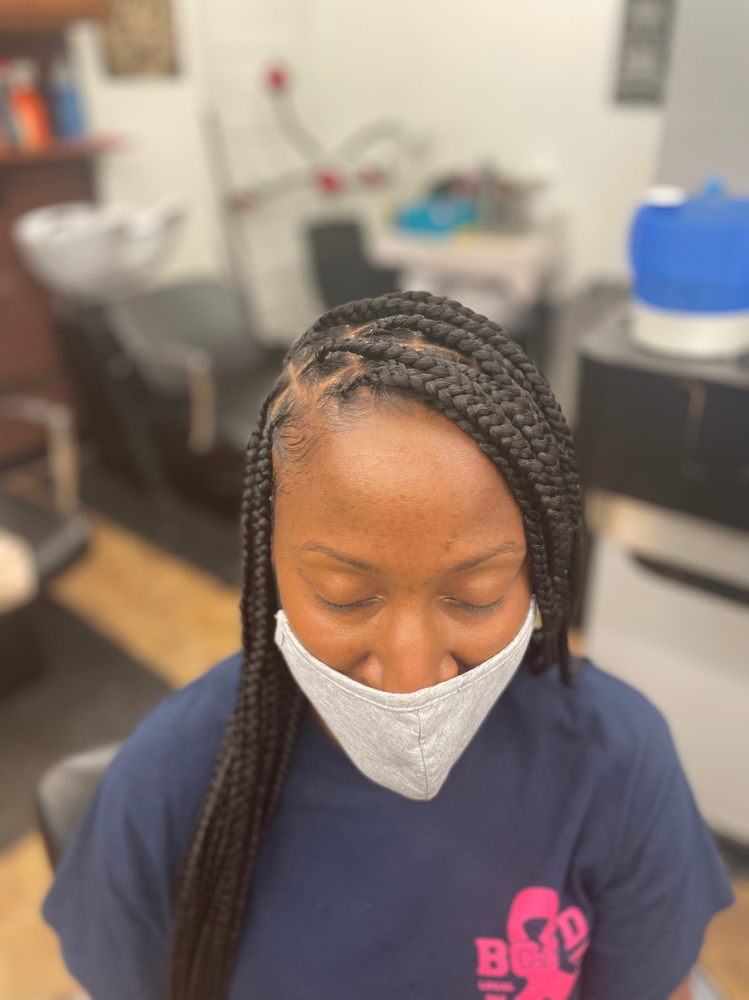 Medium Knotless Braids