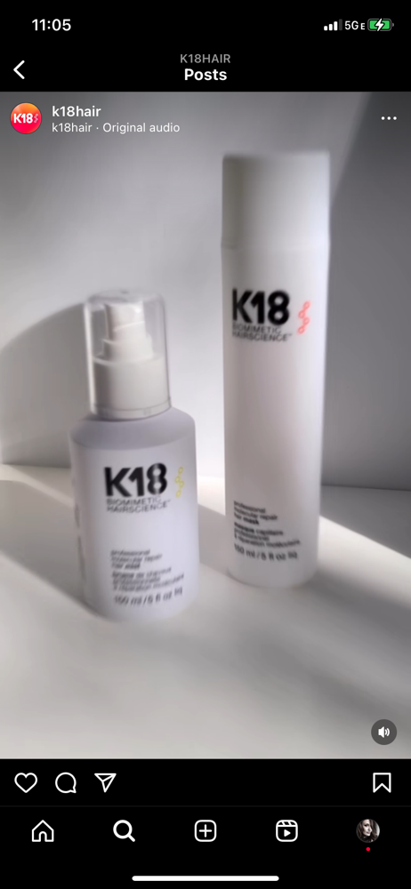 K18 Treatment With A Cut Or Color