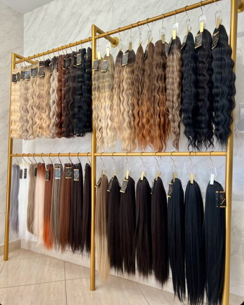 Beaded Row Weft Extensions at Plush Beauty Bar in Hopewell Junction, NY