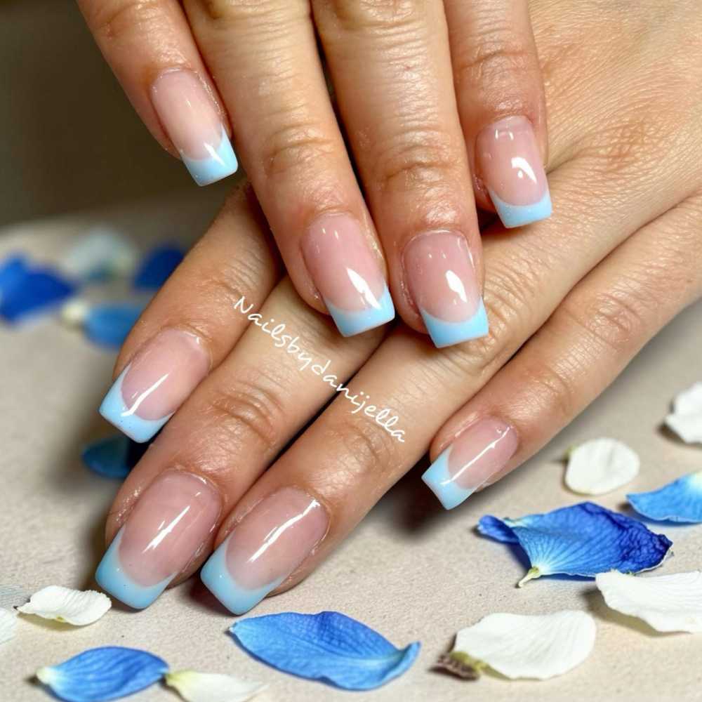 French Tip at Enchanted Nails by Danijella in Palm Bay   TEL: (321)795-1216, FL