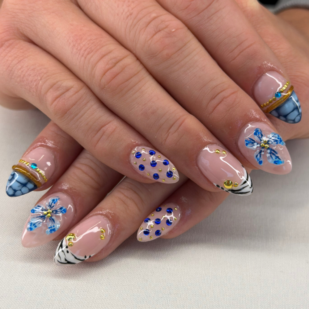 Full gems add on at Modern & Mane Salon in Denver, CO