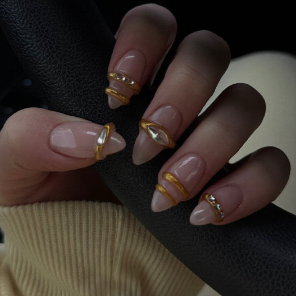 Full gems add on at Modern & Mane Salon in Denver, CO