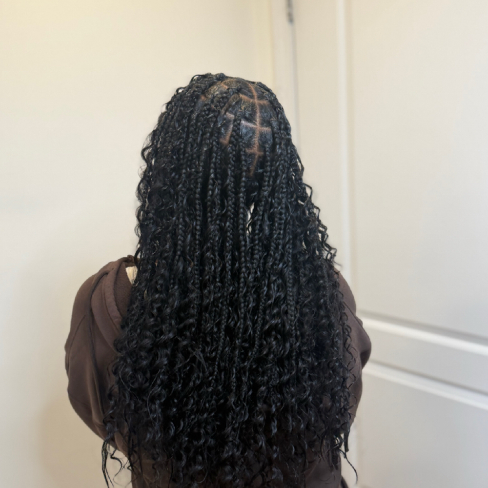 Boho Knotless Braids at Rooted In Divinity LLC