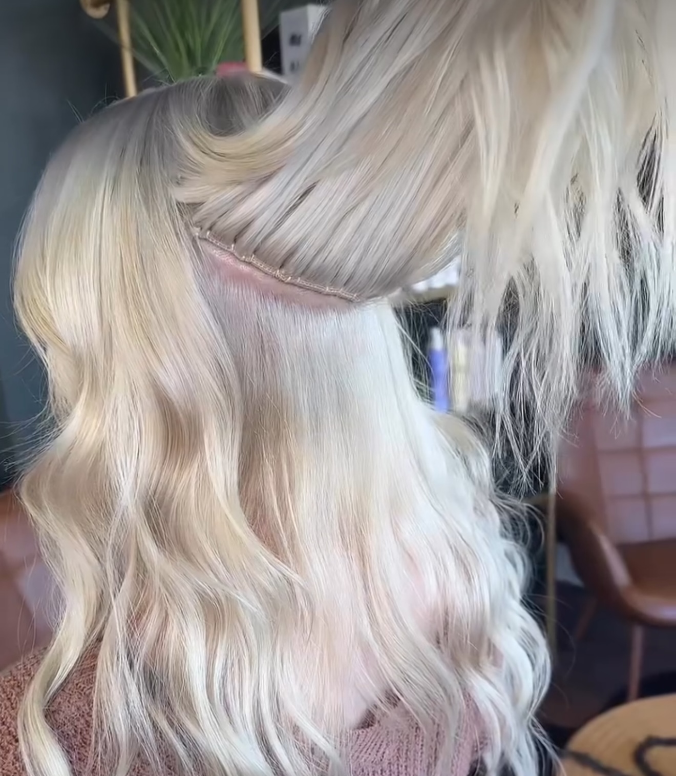 Unseen Method Sew In Per Row at POSH Salon and Dry Bar in Starkville, MS