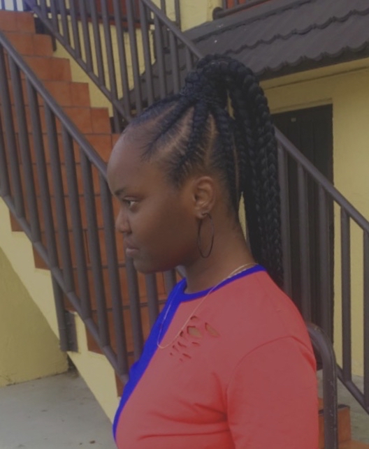 Feed In Ponytail