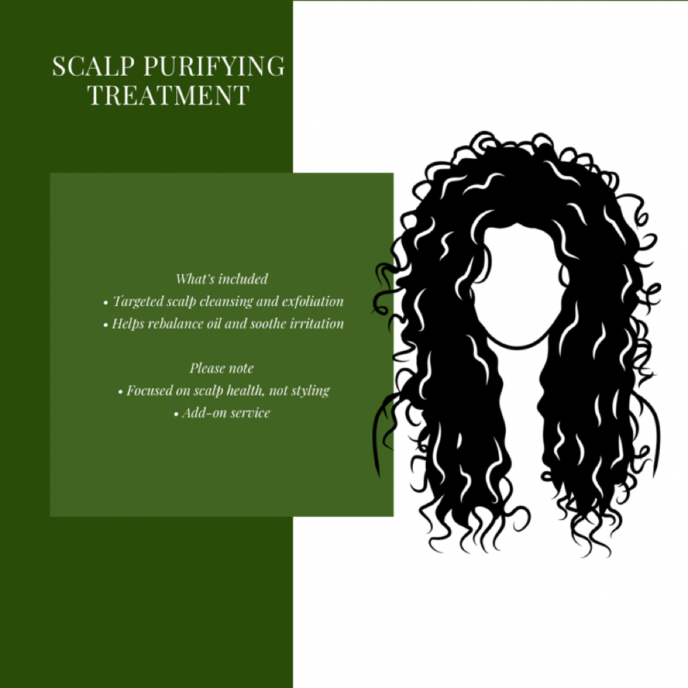 Scalp Purifying Treatment at Curls By Kirsten in Chesapeake, VA