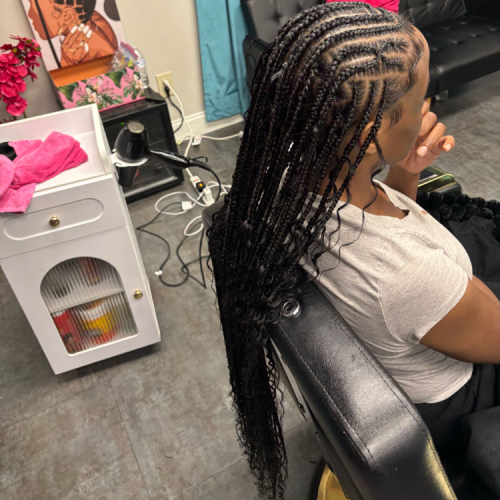 Fulani Braids W/Boho at Grow Wit Lo in Columbus, GA