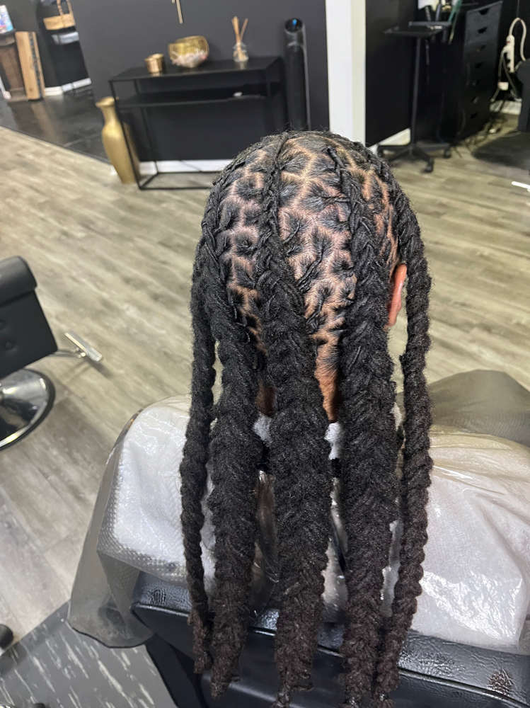 Loc Retwist And Style 100-200