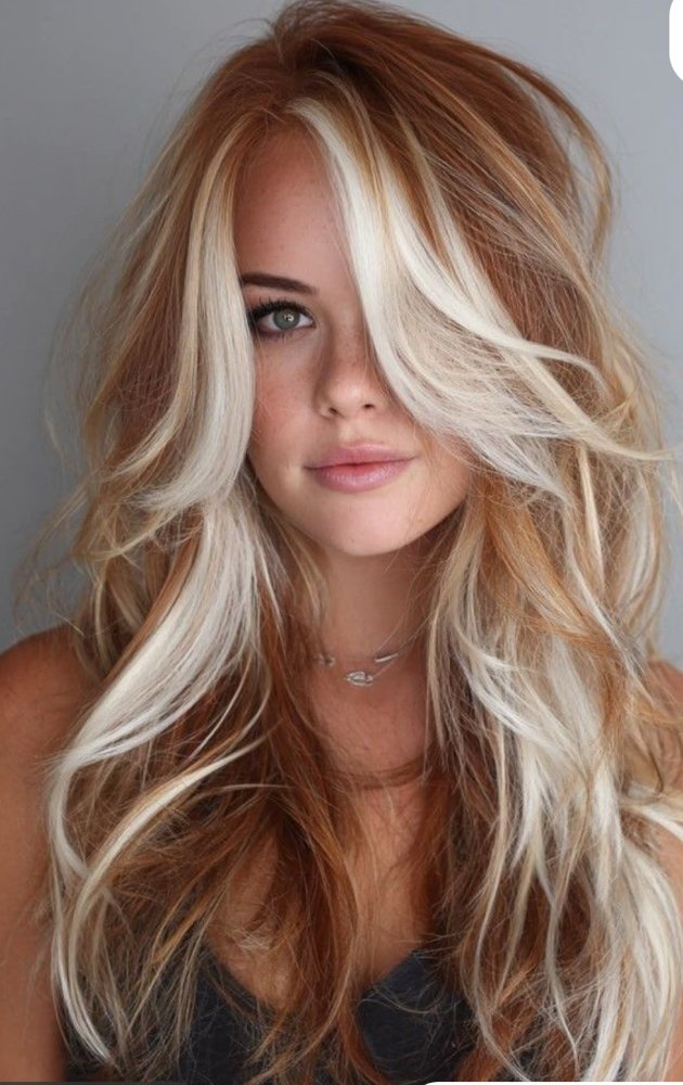 Money Piece Foil $$ at EPIC Color & Cuts in Galloway, NJ