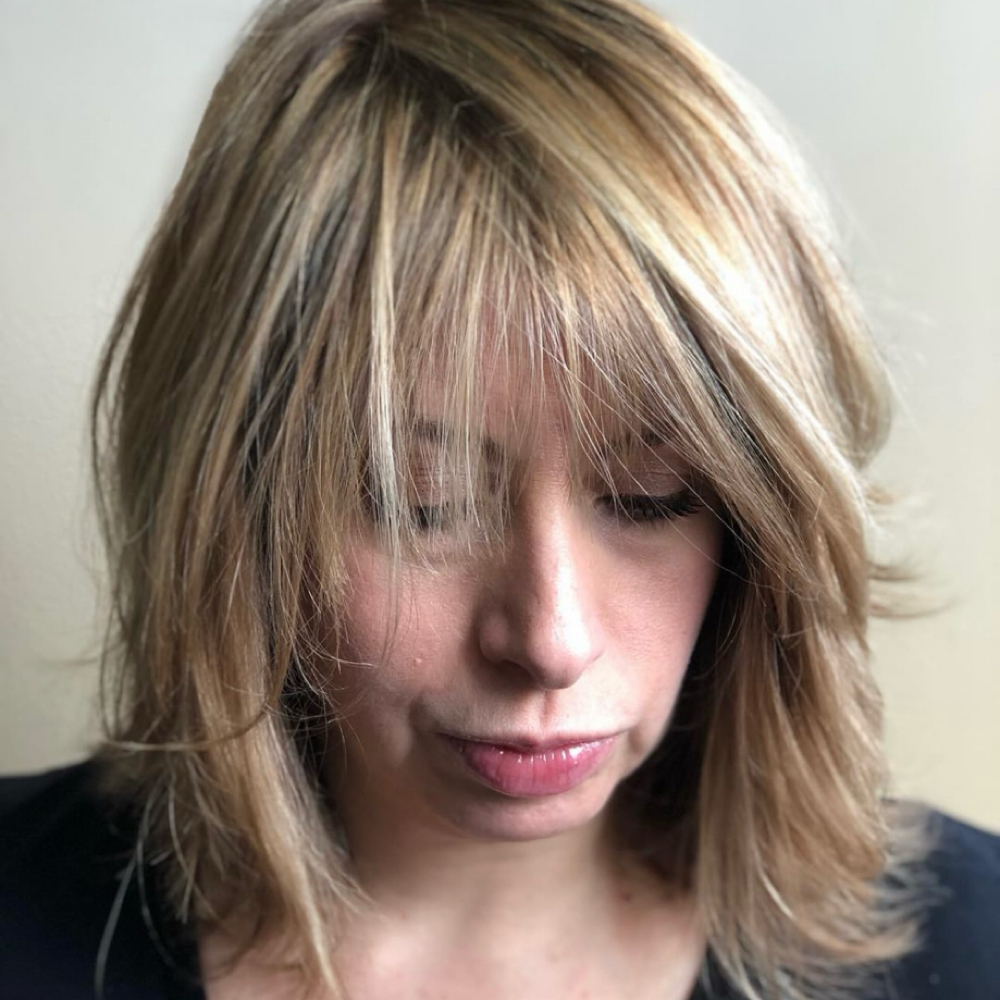 Bang Trim at The Mane Garden Salon in Huntington, NY