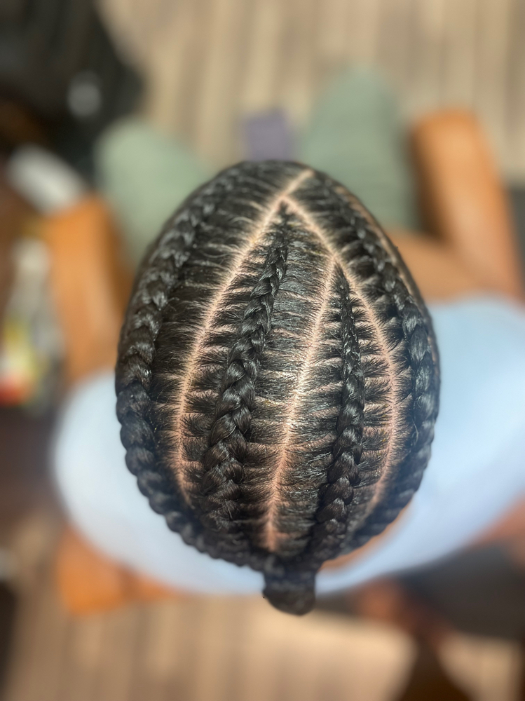 Natural Stitch Braids at Braid Beautician Jaz in Riverview, FL