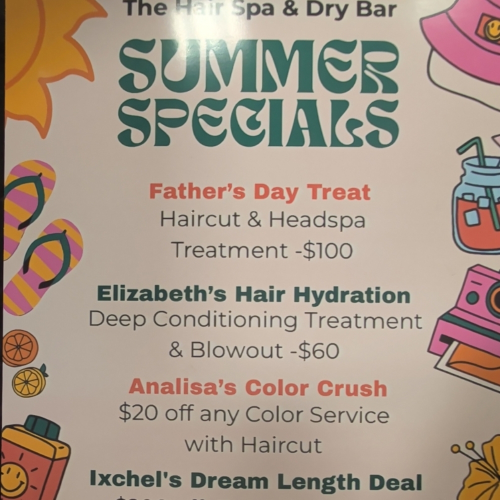 FATHER'S DAY TREAT at The Hair Spa & Dry Bar in Tucson, AZ