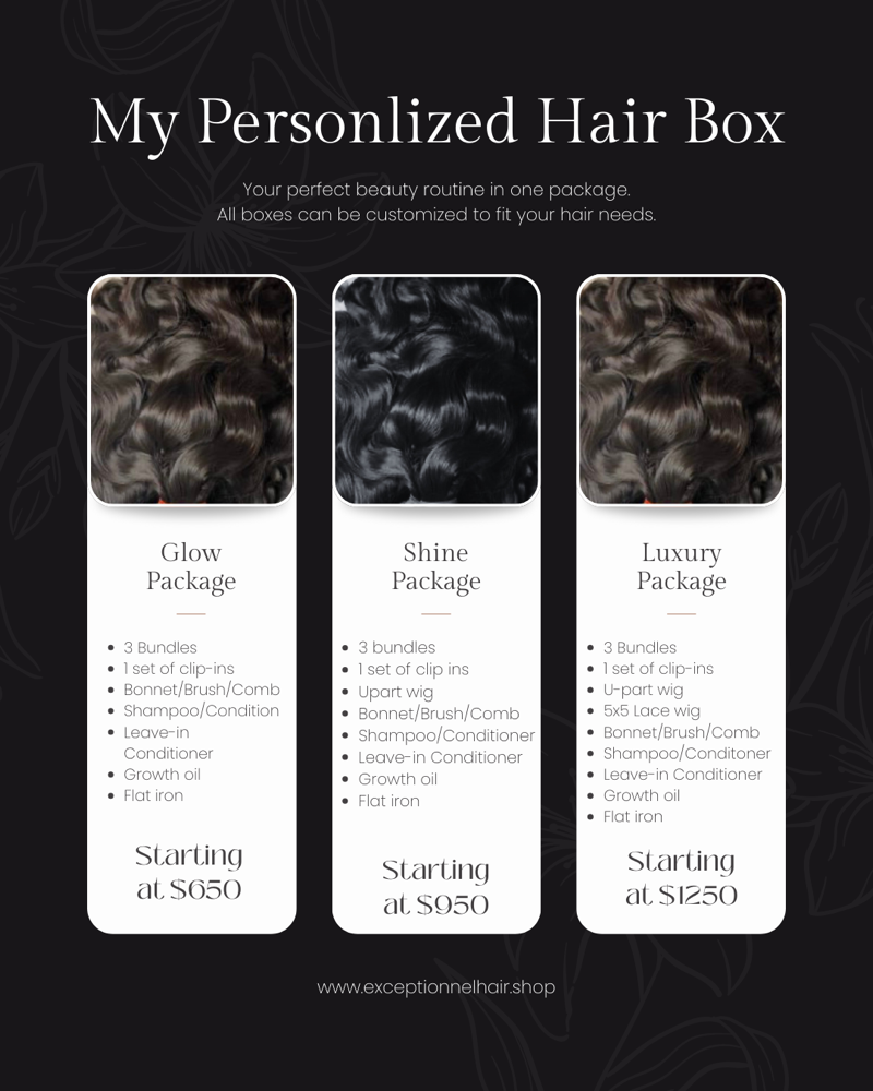My Personalized Hair Box