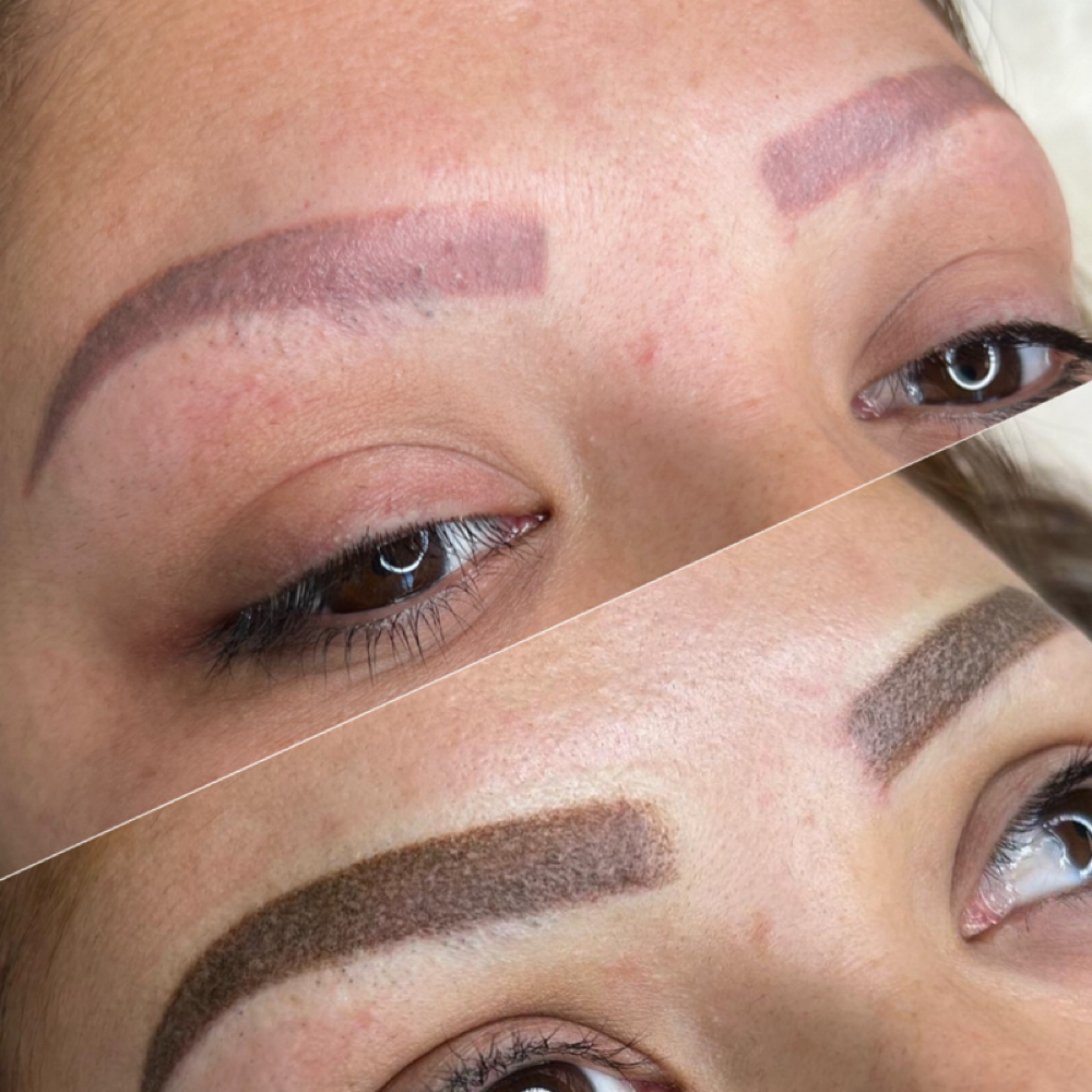 Brow Correction at Aloha Lashes and Brows in Ventura, CA