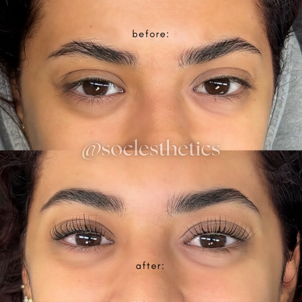 Korean Lash Lift + Tint at SOCL Esthetics in Indianapolis, IN
