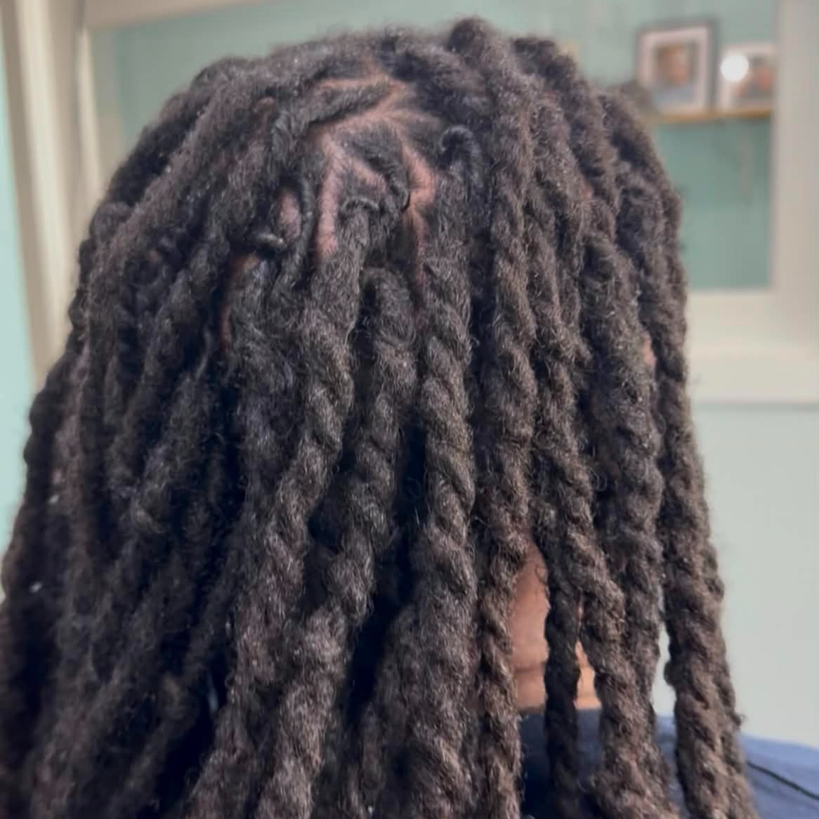 Retwist + Style (2 Strand Twist) at BarberShopSwag and Beauty Salon LLC in Exmore, VA