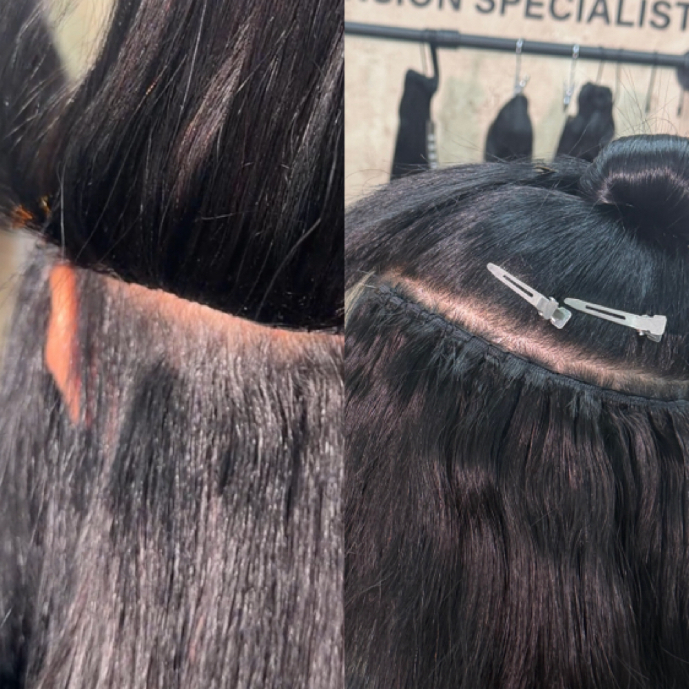 Hand-tied Weft Extensions at CAMS HAIR VAULT in Baton Rouge, LA