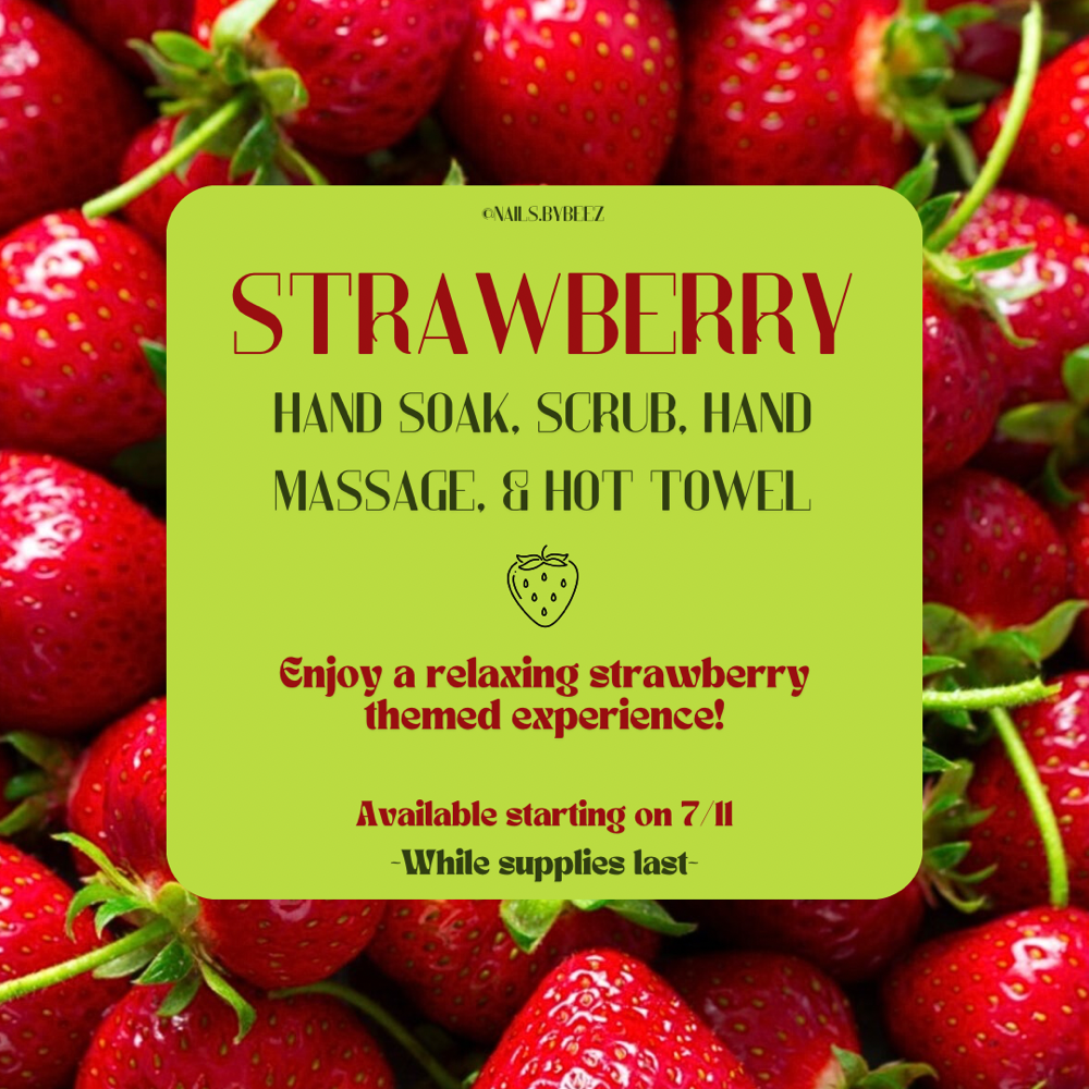 Luxury Strawberry Hand Treatment