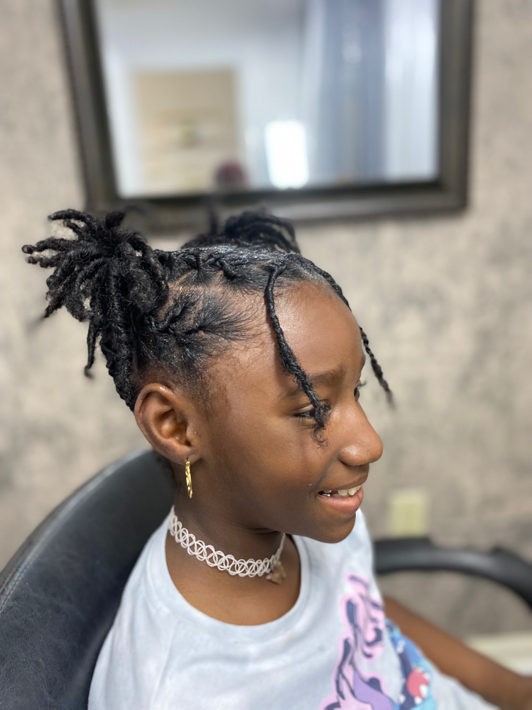 Kids Loc Retwist W/ Style at RosieLocs in Summerville, SC
