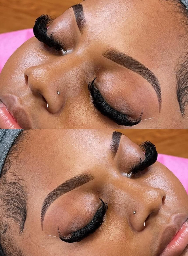 Airbrushed Henna Brows W/ Wax