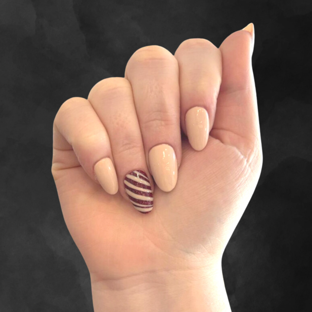 SIMPLE NAIL ART/CHROME