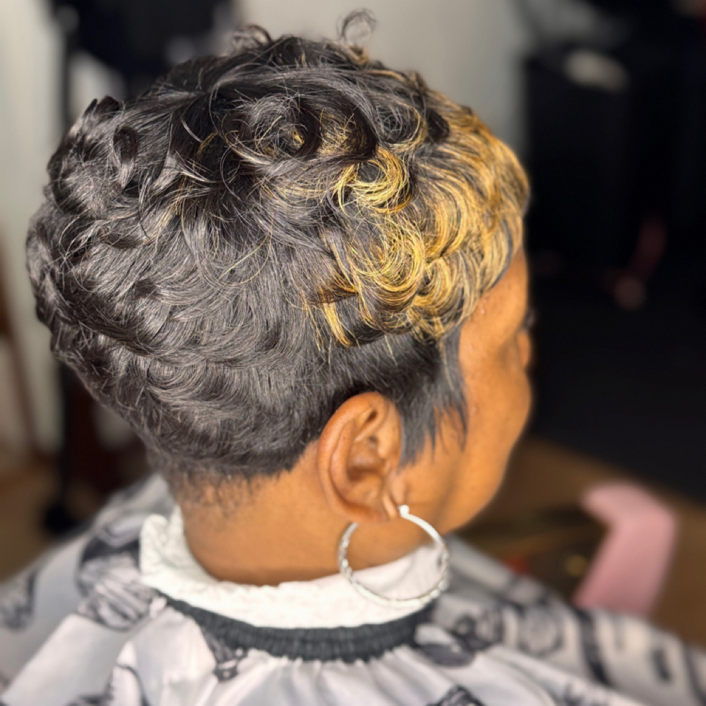 Quickweave/hardwrap at MsLadyL Salon in Virginia Beach, VA