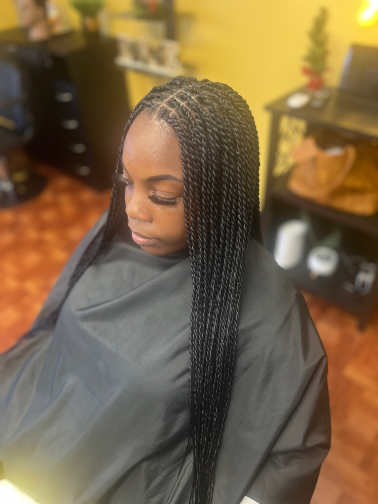 Mediumsilkytwists/Hair Provided