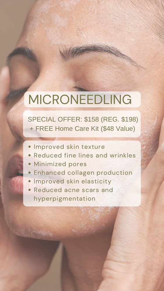 MICRONEEDLING PROMOTION (reg $198)