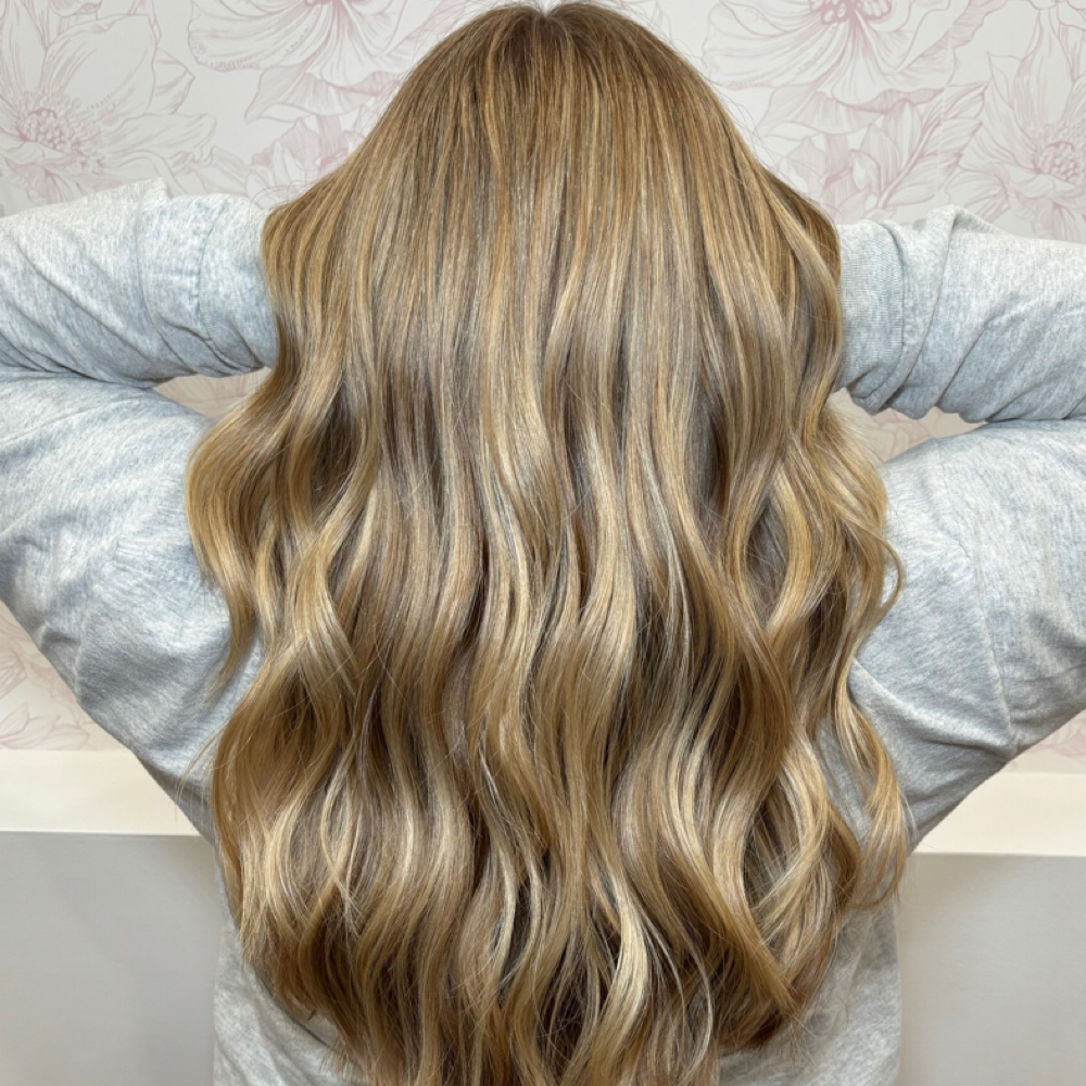 Partial Foil With Haircut at Hair by Caitlyn in Johnston, RI