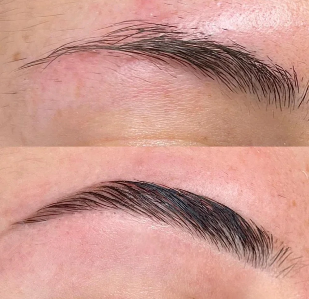 Eyebrow lamination, tint, & wax