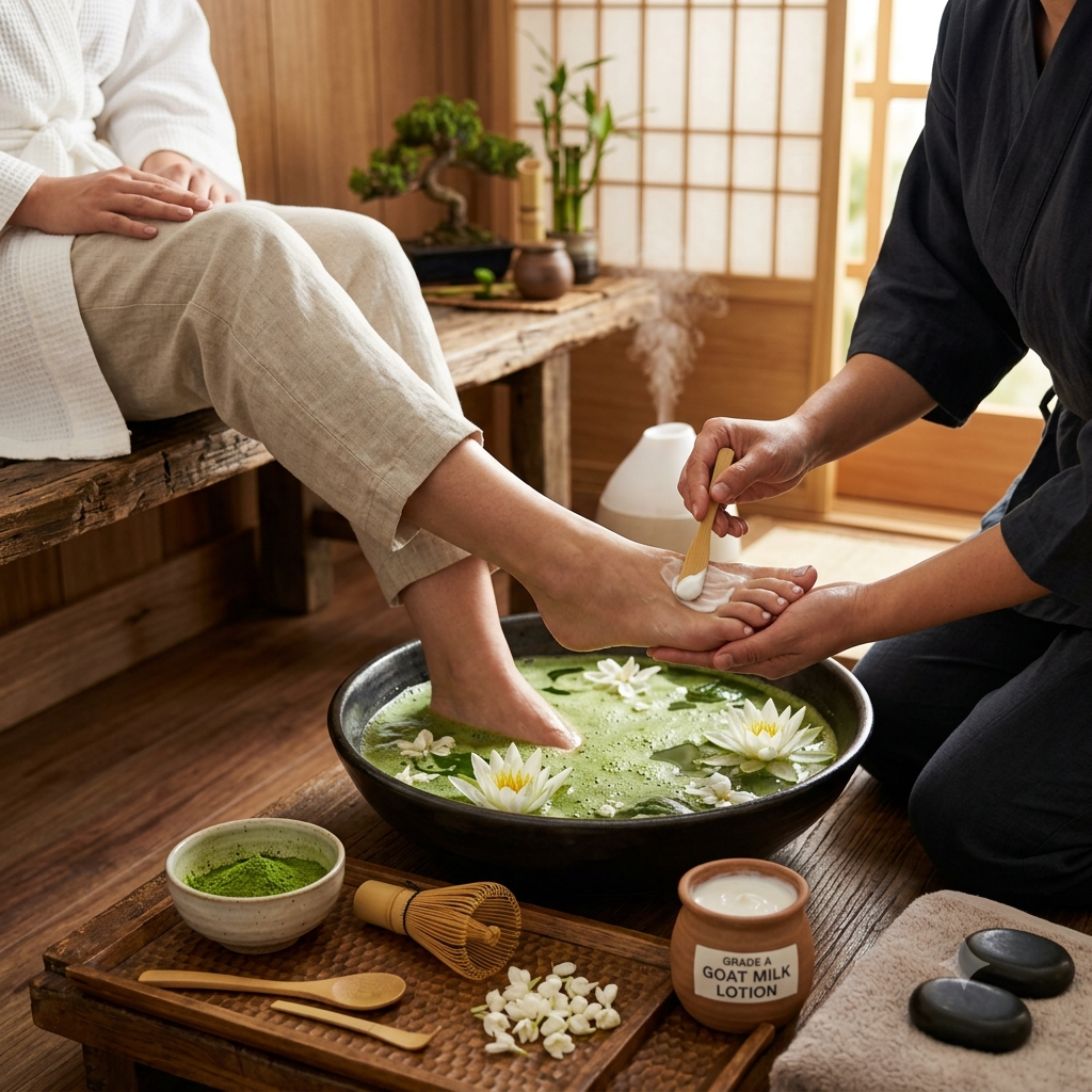 Kyoto Matcha Ritual Pedicure at Lily The Chic in Las Vegas, NV